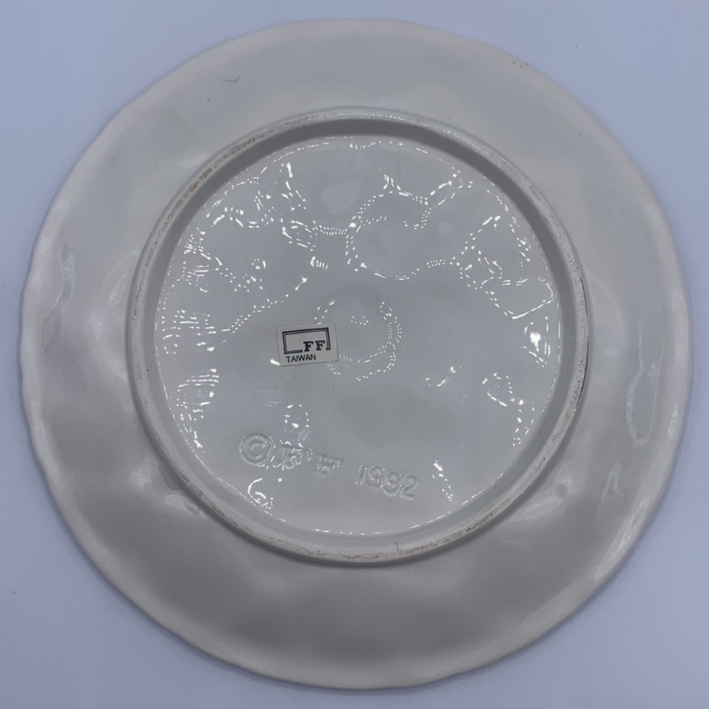 Vintage Fitz & Floyd Artichoke Plate & Bowl - Picture 6 of 8